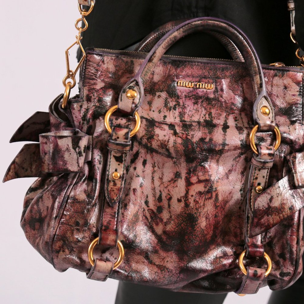 ***SOLD****  Miu Miu Prada Leather Purse - Picture 5 of 16